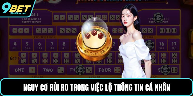 Nguy cơ rủi ro trong việc lộ thông tin cá nhân